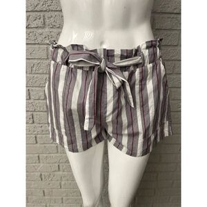Harmony Girls Striped Paper Bag Style Short Size 6 (juniors)